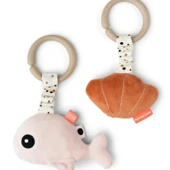 Lot de 2 jouets d'éveil à suspendre Wally rose