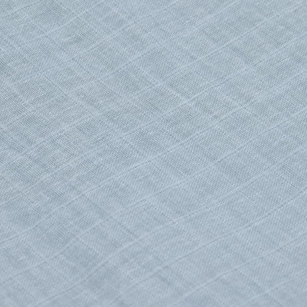 Lot de 3 langes Arc-en-ciel bleu poudré (85 x 85 cm)