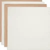 Lot de 4 langes en coton Biscuit-Ivory (70 x 70 cm)