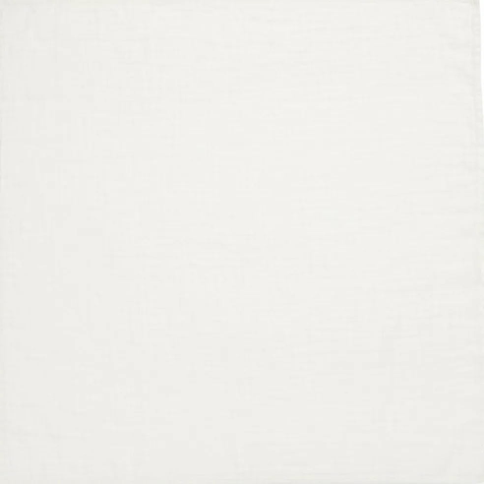 Lot de 4 langes en coton Biscuit-Ivory (70 x 70 cm)