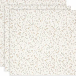 Lot de 3 langes en coton Bloomy (70 x 70 cm)
