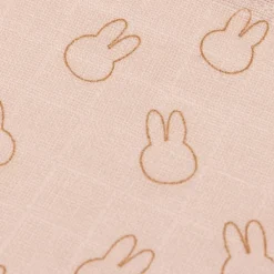 Lot de 3 langes en coton Miffy Silhouettes Wild Rose (70 x 70 cm)