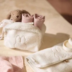 Lot de 3 langes en coton Miffy Silhouettes Wild Rose (70 x 70 cm)