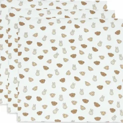 Lot de 3 langes en coton Miffy and Friends (70 x 70 cm)