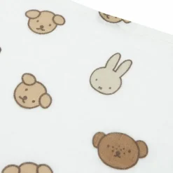 Lot de 3 langes en coton Miffy and Friends (70 x 70 cm)