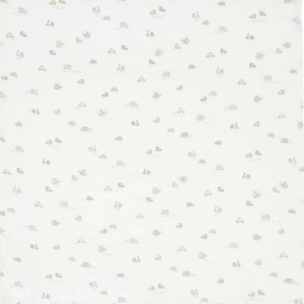 Lot de 3 langes en coton On the Go (70 x 70 cm)