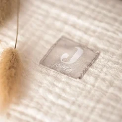 Lot de 4 langes en coton Olive Green-Ivory (70 x 70 cm)