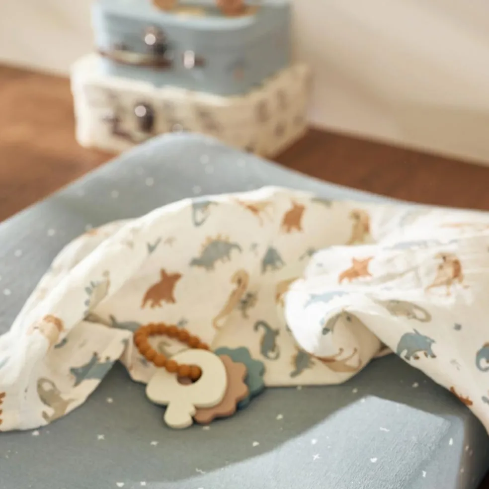 Lot de 3 langes en coton Roarsome (70 x 70 cm)