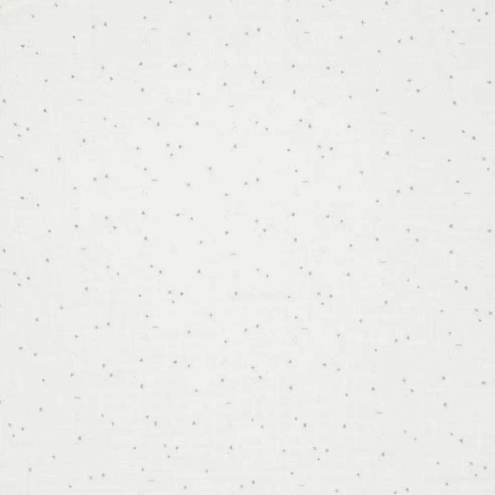 Lot de 3 langes en coton Twinkling Sea Green (70 x 70 cm)