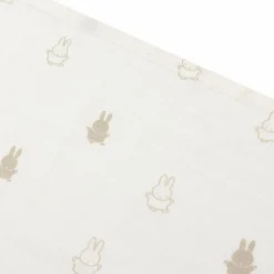 Lot de 3 langes en gaze de coton Happy Miffy Nougat (70 x 70 cm)