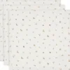 Lot de 3 langes en gaze de coton Animal Friends (70 x 70 cm)