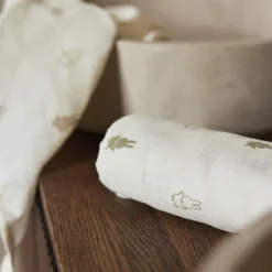 Lot de 3 langes en gaze de coton Happy Miffy Olive Green (70 x 70 cm)