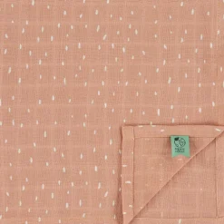 Lot de 3 langes en mousseline Rosy Rabbit (55 x 55 cm)