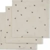 Lot de 3 langes en mousseline Cherry Blush (65 x 65 cm)