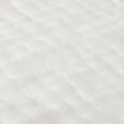 Lot de 3 langes en mousseline Cozy Home Rouille, vert et blanc (85 x 85 cm)