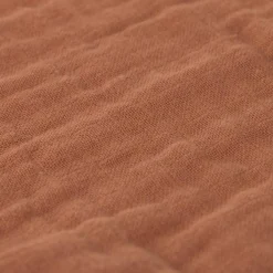 Lot de 3 langes en mousseline Cozy Home Rouille, vert et blanc (85 x 85 cm)