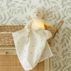 Lot de 3 langes en mousseline Gatsby écru (70 x 70 cm)