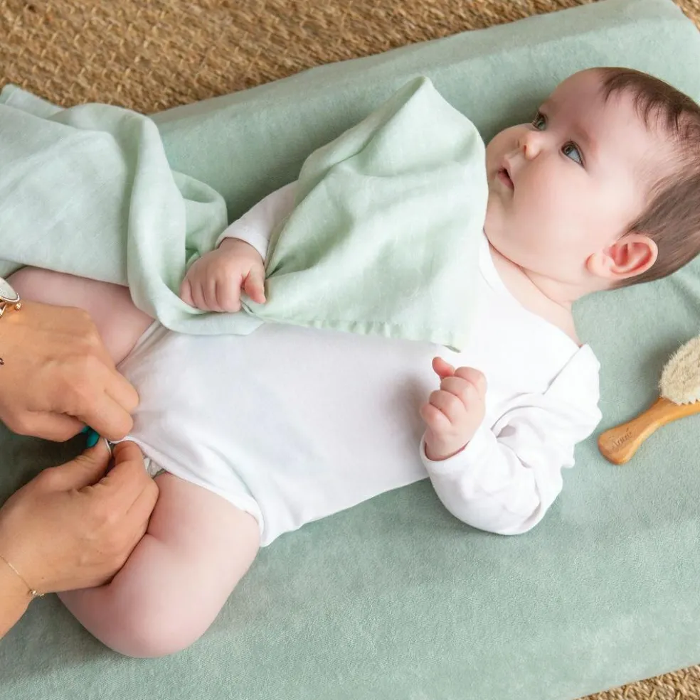 Lot de 3 langes en mousseline Au large de Nova (70 x 70 cm)