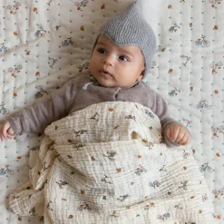 Lot de 3 langes en mousseline Bicycles (70 x 70 cm)