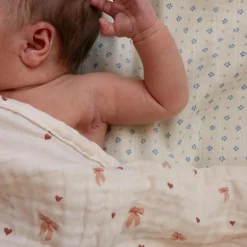 Lot de 2 langes en mousseline Bows (70 x 70 cm)