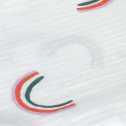 Lot de 3 langes Happy Rascals Coeur lavande (60 x 60 cm)