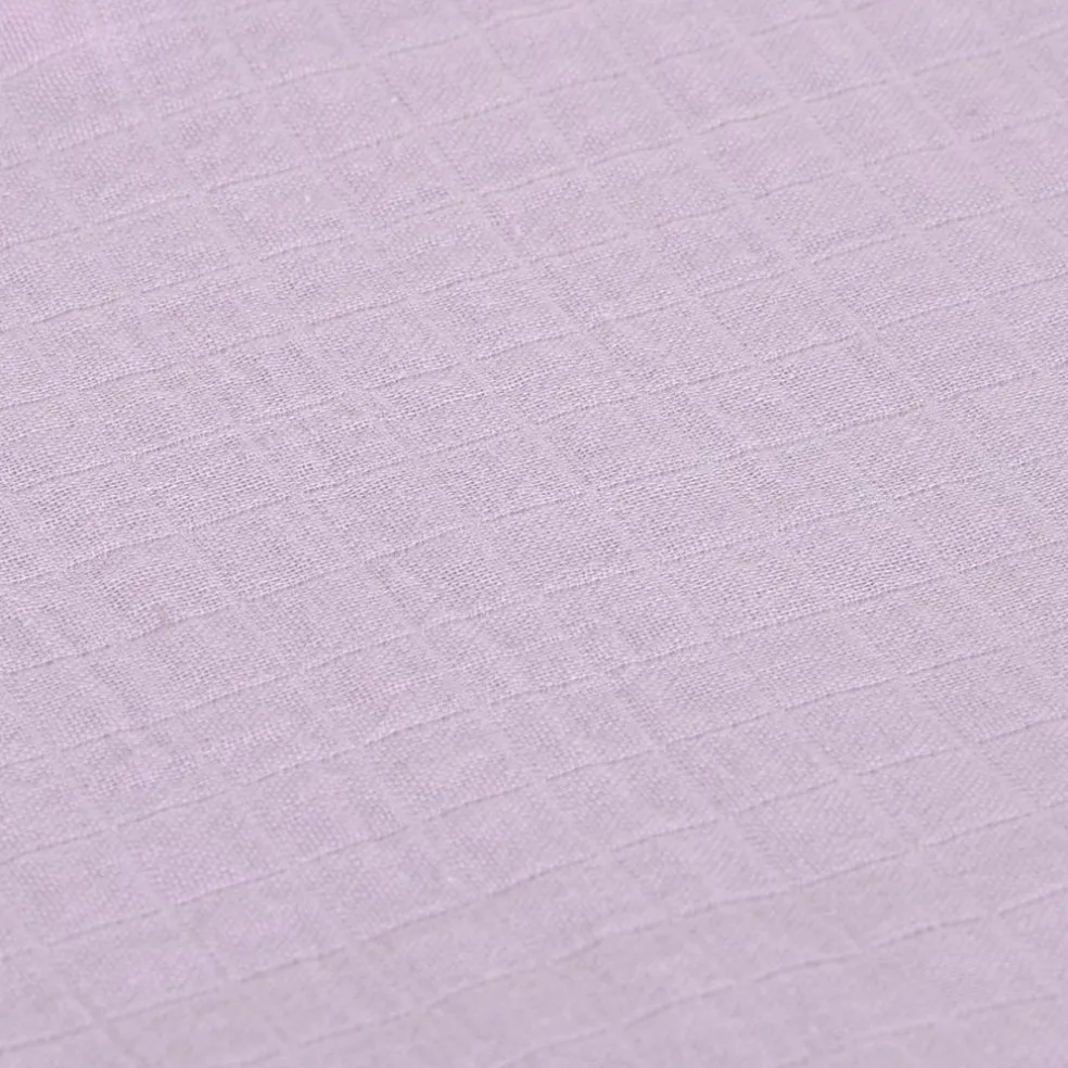 Lot de 3 langes Happy Rascals Coeur lavande (60 x 60 cm)