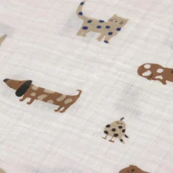 Lot de 3 langes Little Mateys bleu roi (60 x 60 cm)