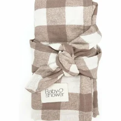 Lot de 2 langes Minimax Vichy Caramel (140 x 100 m)