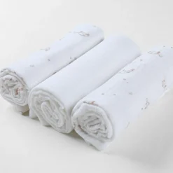 Lot de 3 langes Mix & Match tortues (70x70 cm)