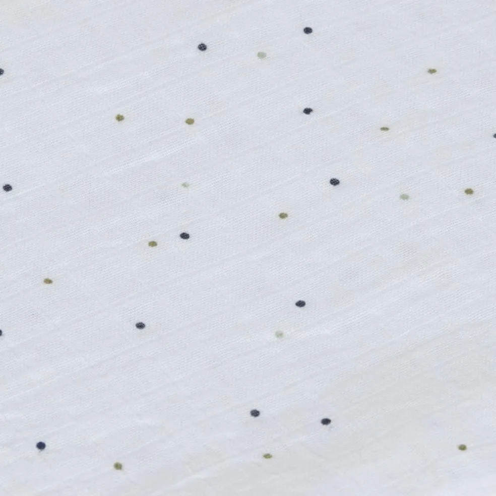 Lot de 3 langes mousseline GOTS Feuille (85 x 85 cm)