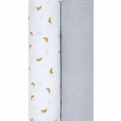 Lot de 2 maxi langes Adventure tracteur (120 x 120 cm)