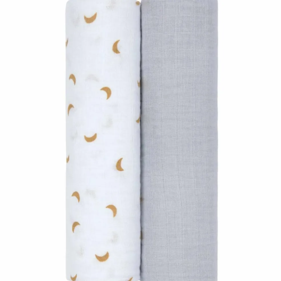 Lot de 2 maxi langes Adventure tracteur (120 x 120 cm)