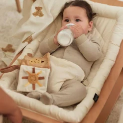 Lot de 2 maxi langes en coton ours Teddy Bear (115 x 115 cm)