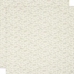 Lot de 2 maxi langes en gaze de coton Animals Nougat (115 x 115 cm)