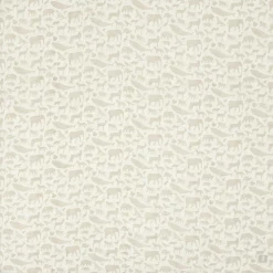 Lot de 2 maxi langes en gaze de coton Animals Nougat (115 x 115 cm)