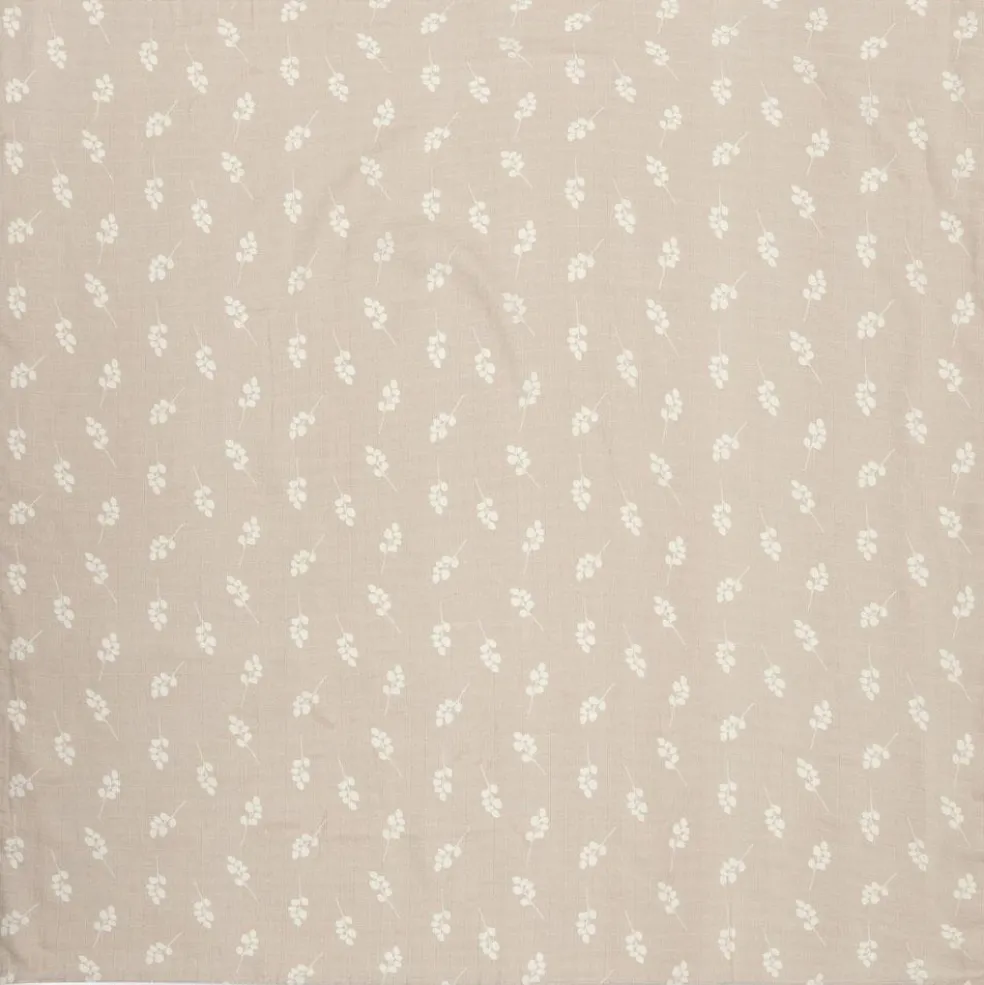 Lot de 2 maxi langes en gaze de coton Twig Wild Rose (115 x 115 cm)