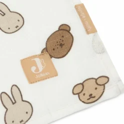 Lot de 2 maxi-langes en coton Miffy and Friends (115 x 115 cm)