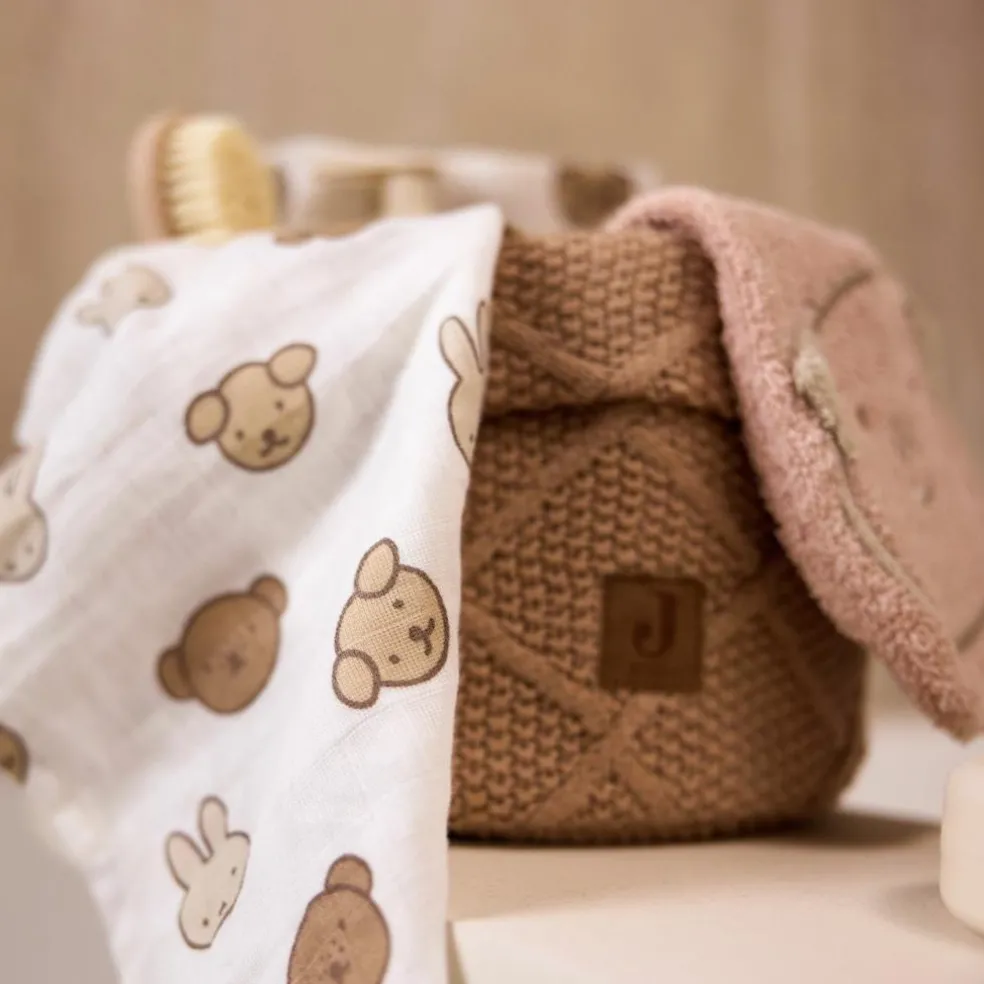 Lot de 2 maxi-langes en coton Miffy and Friends (115 x 115 cm)