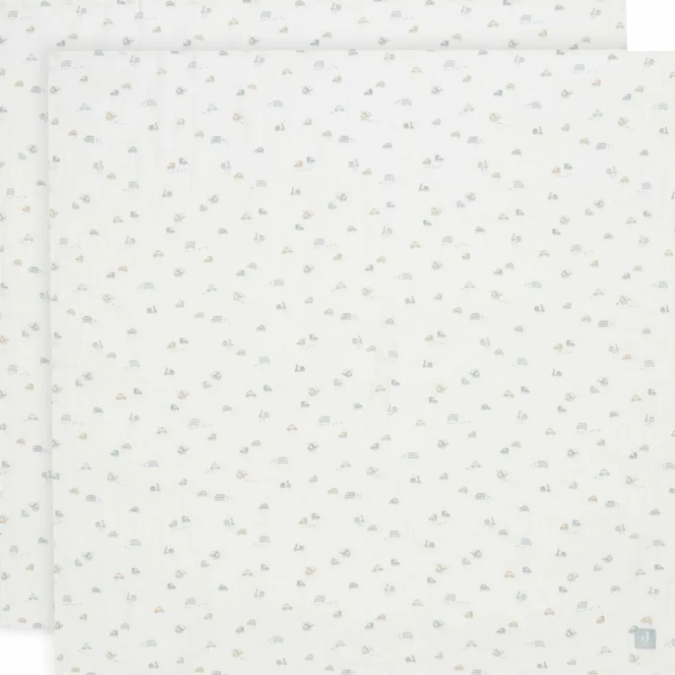 Lot de 2 maxi-langes en coton On the Go (115 x 115 cm)