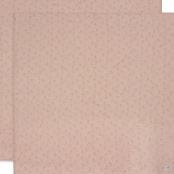 Lot de 2 maxi-langes en coton Miffy Wild Rose (115 x 115 cm)