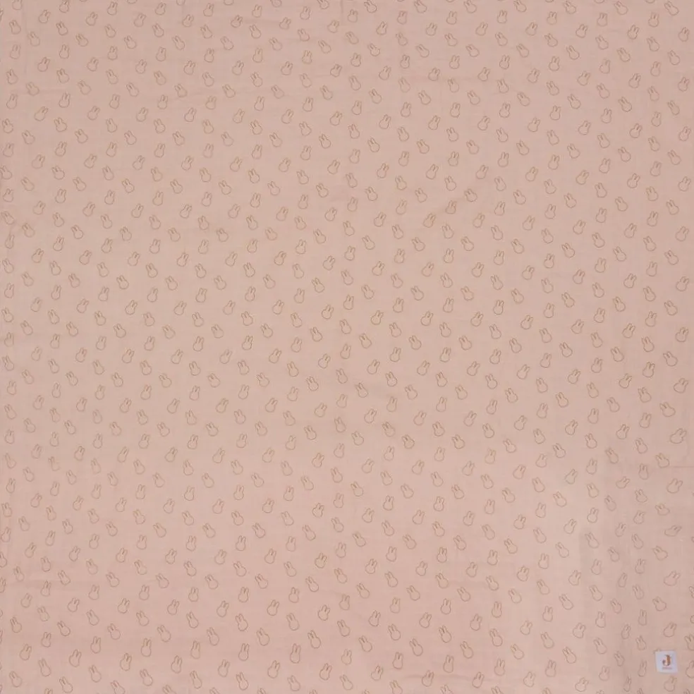 Lot de 2 maxi-langes en coton Miffy Wild Rose (115 x 115 cm)