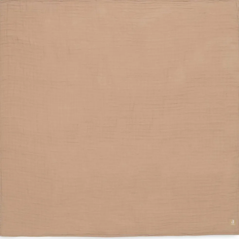 Lot de 2 maxi-langes en coton Biscuit-Ivory (115 x 115 cm)