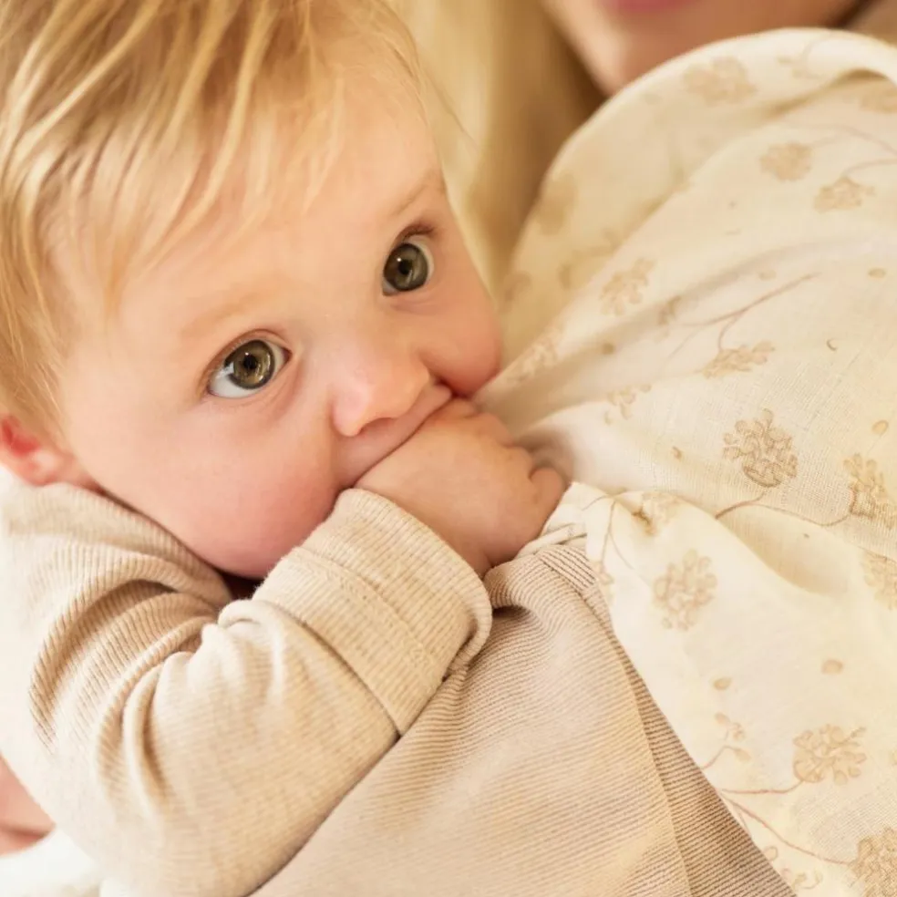 Lot de 2 maxi-langes en coton Leafy Dreams (115 x 115 cm)