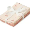 Lot de 4 mini langes Bows (30 x 30 cm)