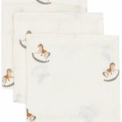 Lot de 3 mini langes en gaze de coton Nostalgic Ride (31 x 31 cm)