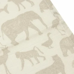 Lot de 3 mini langes en gaze de coton Animals Nougat (31 x 31 cm)