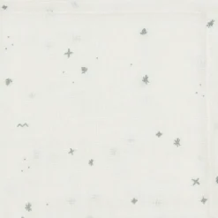 Lot de 3 mini langes en gaze de coton Sea Green (31 x 31 cm)