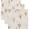 Lot de 3 mini langes en gaze de coton Tiny Park (31 x 31 cm)