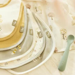 Lot de 3 mini langes en gaze de coton Tiny Park (31 x 31 cm)