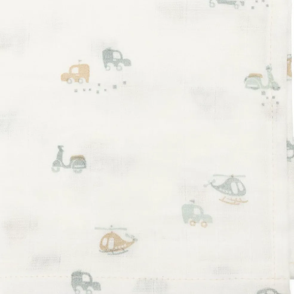 Lot de 3 mini langes en gaze de coton On the Go (31 x 31 cm)